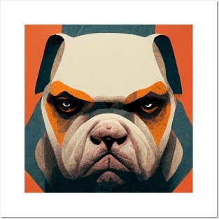 i'm watching you, bulldog Posters and Art